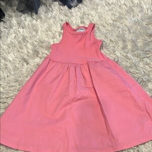 Pink Sleeveless Kids Dress